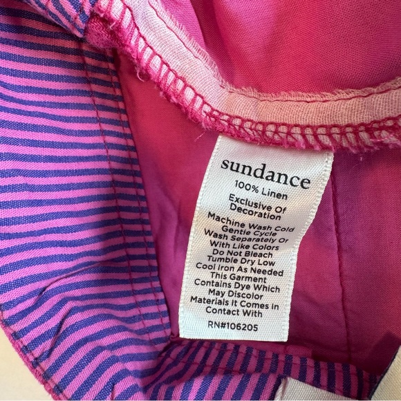 Sundance Oaklee Easy Linen Pants NWT in Fuchsia Pink 2 Petite - Picture 11 of 11